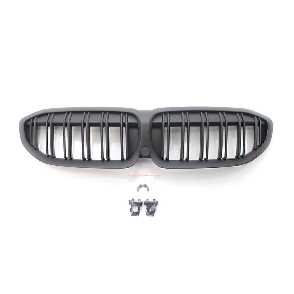 Double Slat Grill for BMW 3 Series G20 Matte Black (2019-2022)