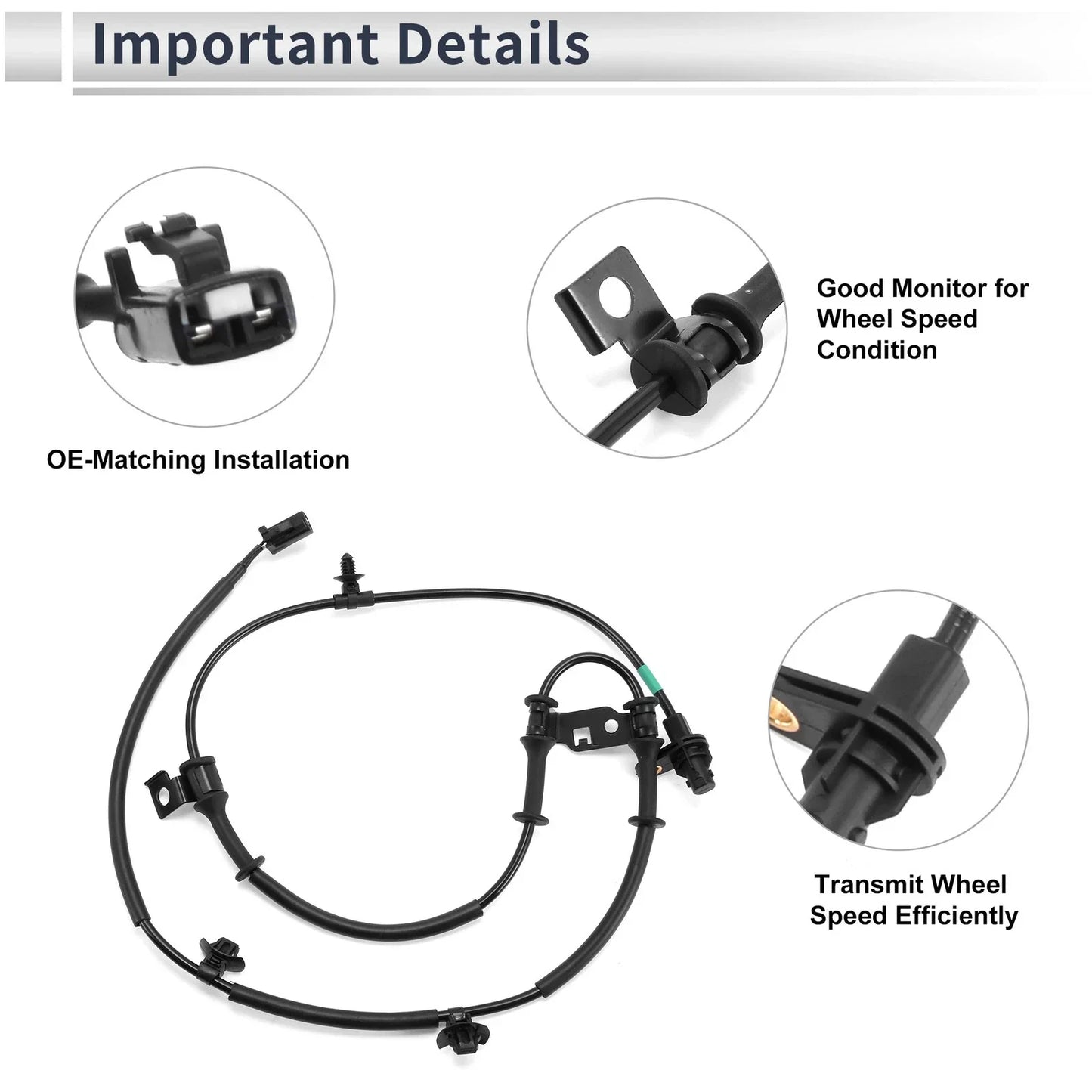ABS Wheel Speed Sensor for Hyundai Elantra (2010-2011)