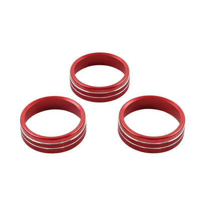 Red Center Console AC Knob Ring Trim for Subaru BRZ, Toyota GR86 (2021-2024)
