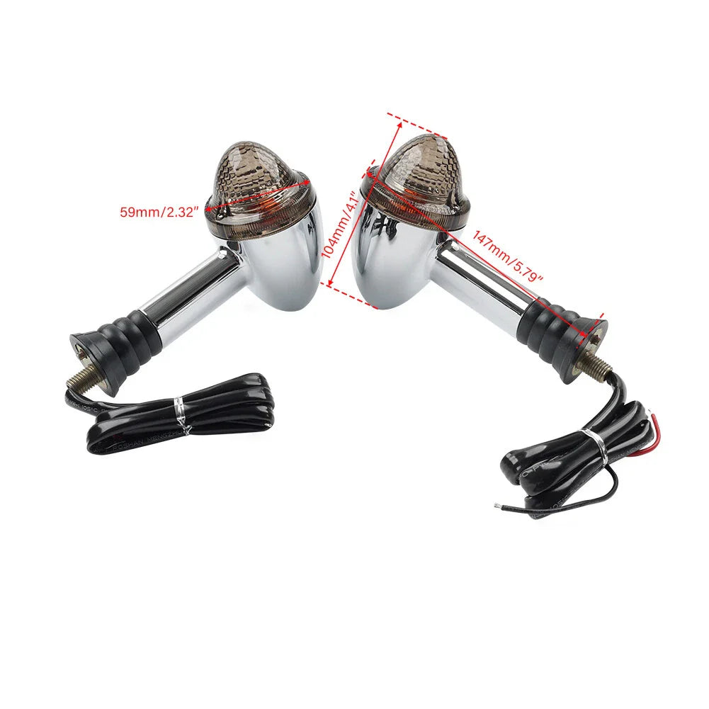 White Front/Rear Turn Signal for Triumph Speedmaster 865 900 EFI Scrambler