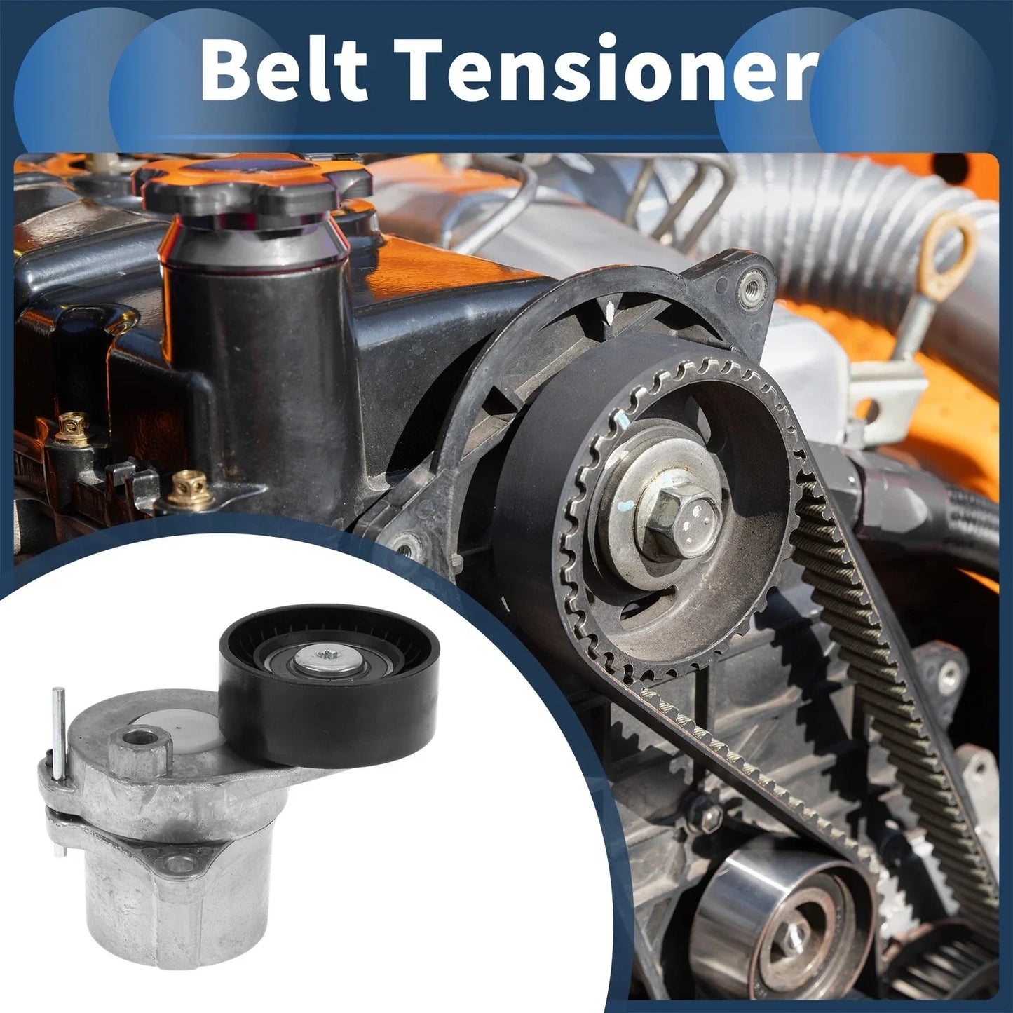 Belt Tensioner for Mercedes-Benz E-Class 2009-2016 (2009-2016) - 1 x Metal