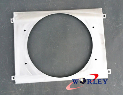 Aluminum Fan Shroud w/ Fans for Toyota Land Cruiser HZJ70 HZJ73 HZJ77 (1990-2007)