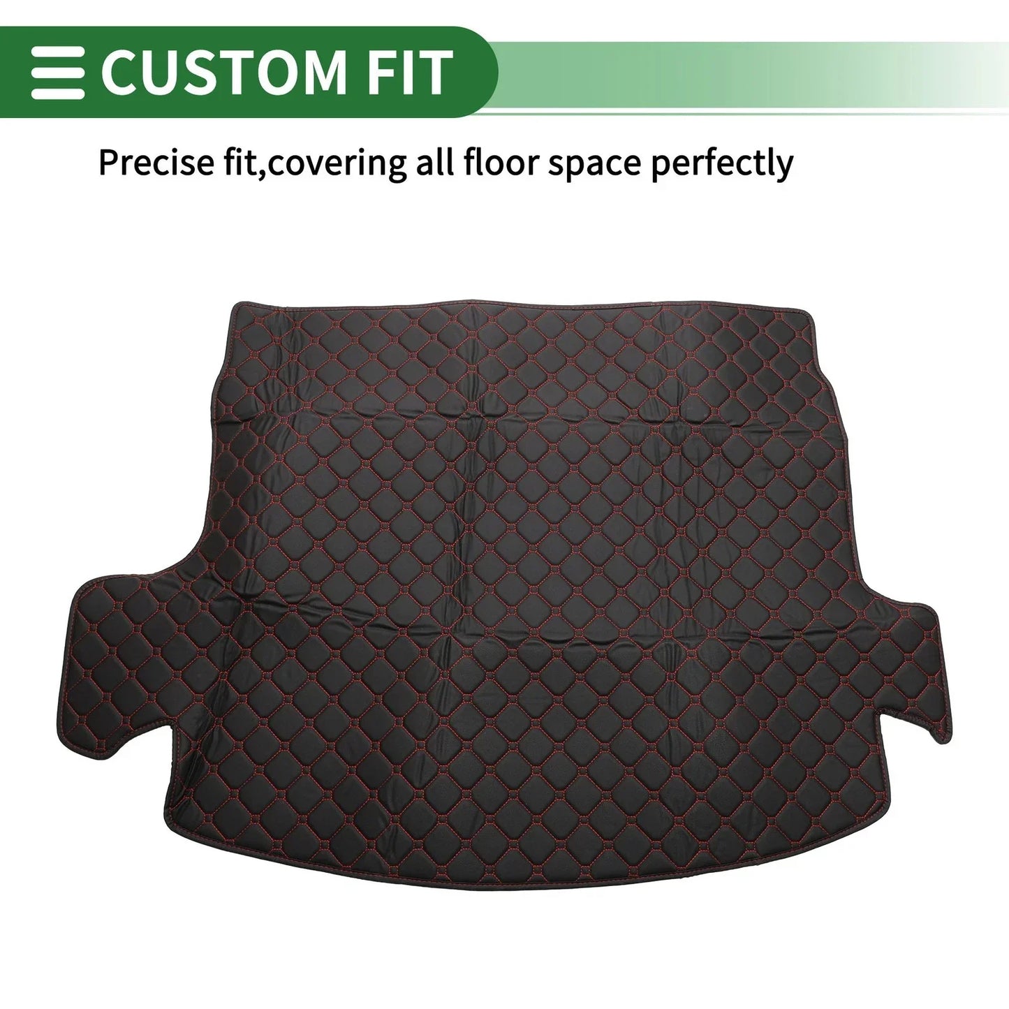 Flat Face Cargo Liner Rear Trunk Mat for Honda CR-V Hybrid (2017-2021) Black XPE