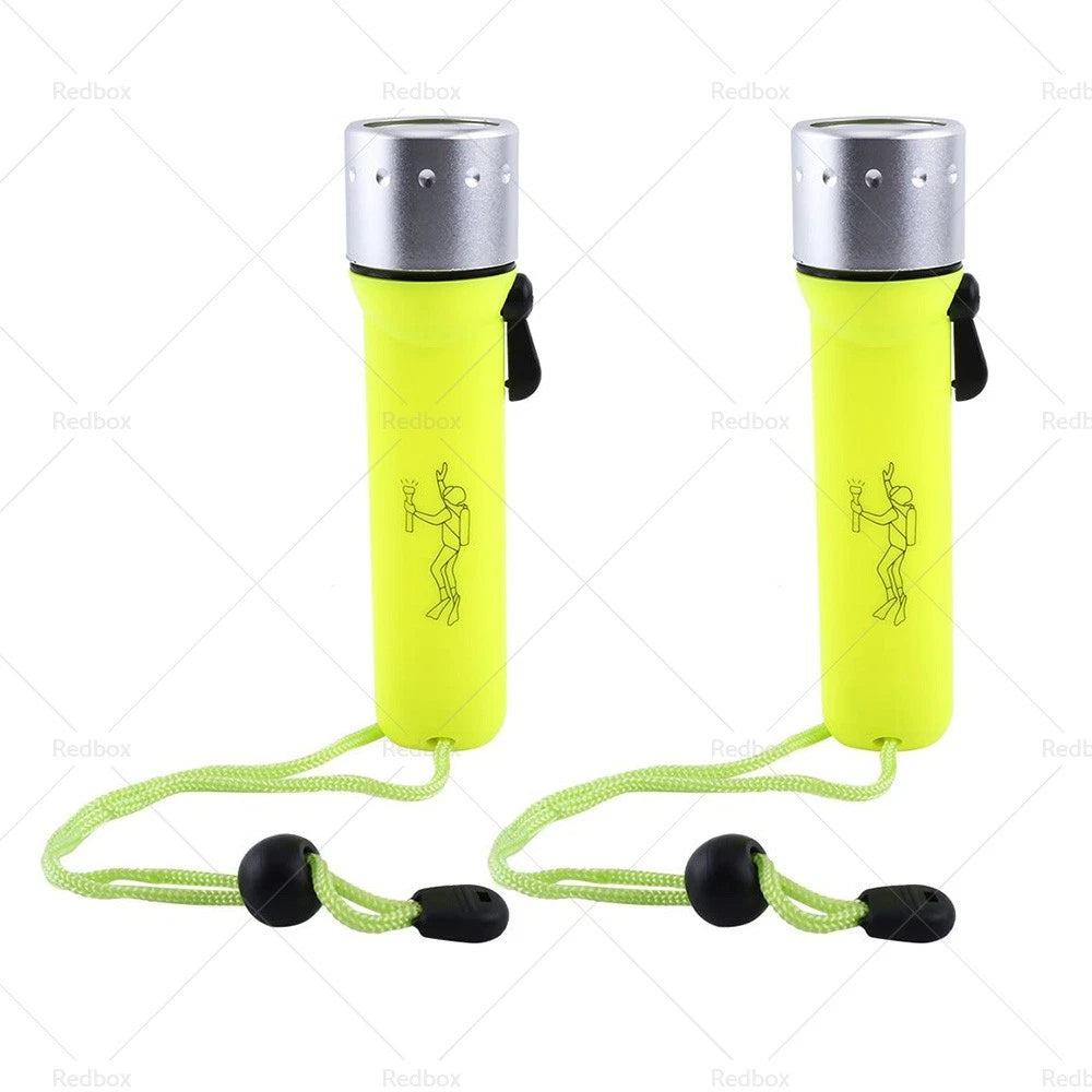 Waterproof Bright LED Underwater Flashlight for Scuba Diving