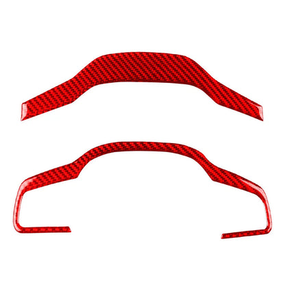 Red Steering Wheel Button Frame Cover Trim for Jaguar F-Type (2013-2024)