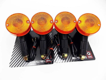 4 x Turn Signal Indicator Blinker Assembly for Suzuki TS250X (1984-1989)