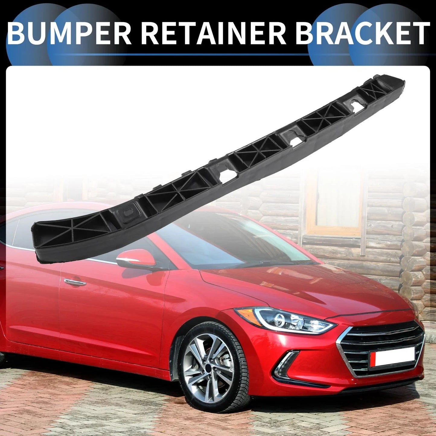Left Rear Bumper Retainer Bracket for Hyundai Elantra (2011-2016)