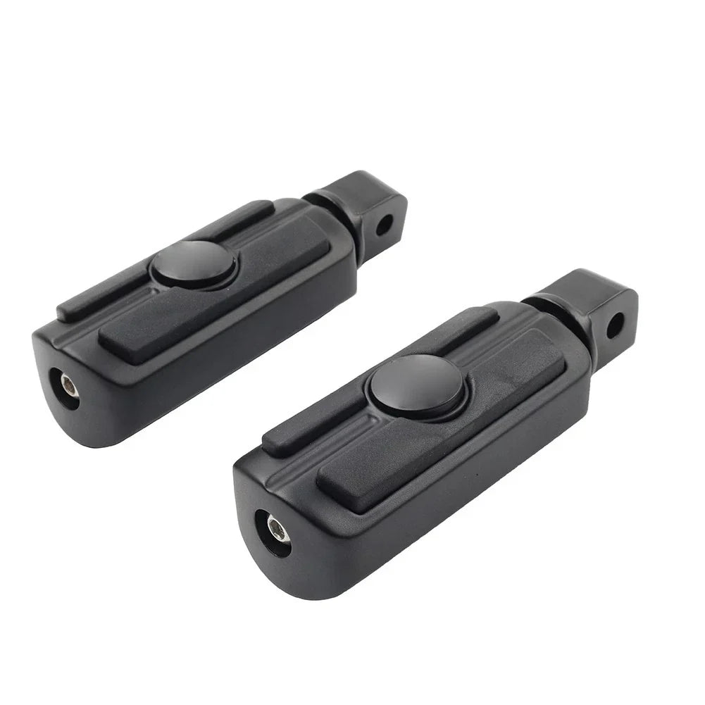 Rear Passenger Foot Pegs for Harley Softail Deluxe Fat Bob (2018-2023) Black