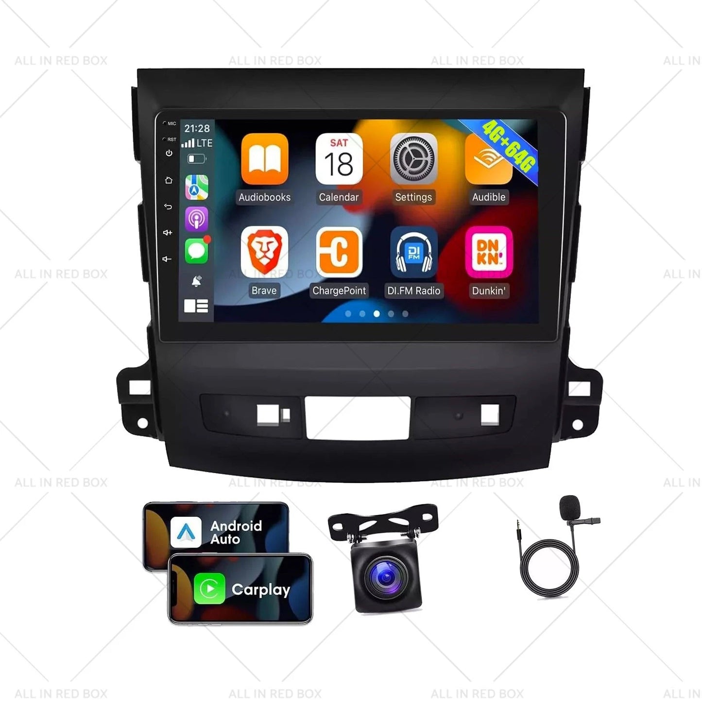 9'' In-Dash CarPlay GPS Navi for Mitsubishi Outlander (2005-2011)