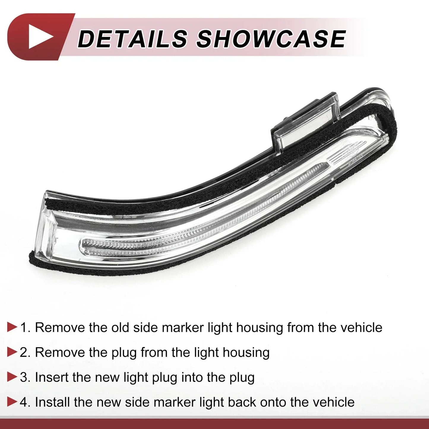 Right Mirror Turn Signal Light for Hyundai Creta IX25 (2015-2023)