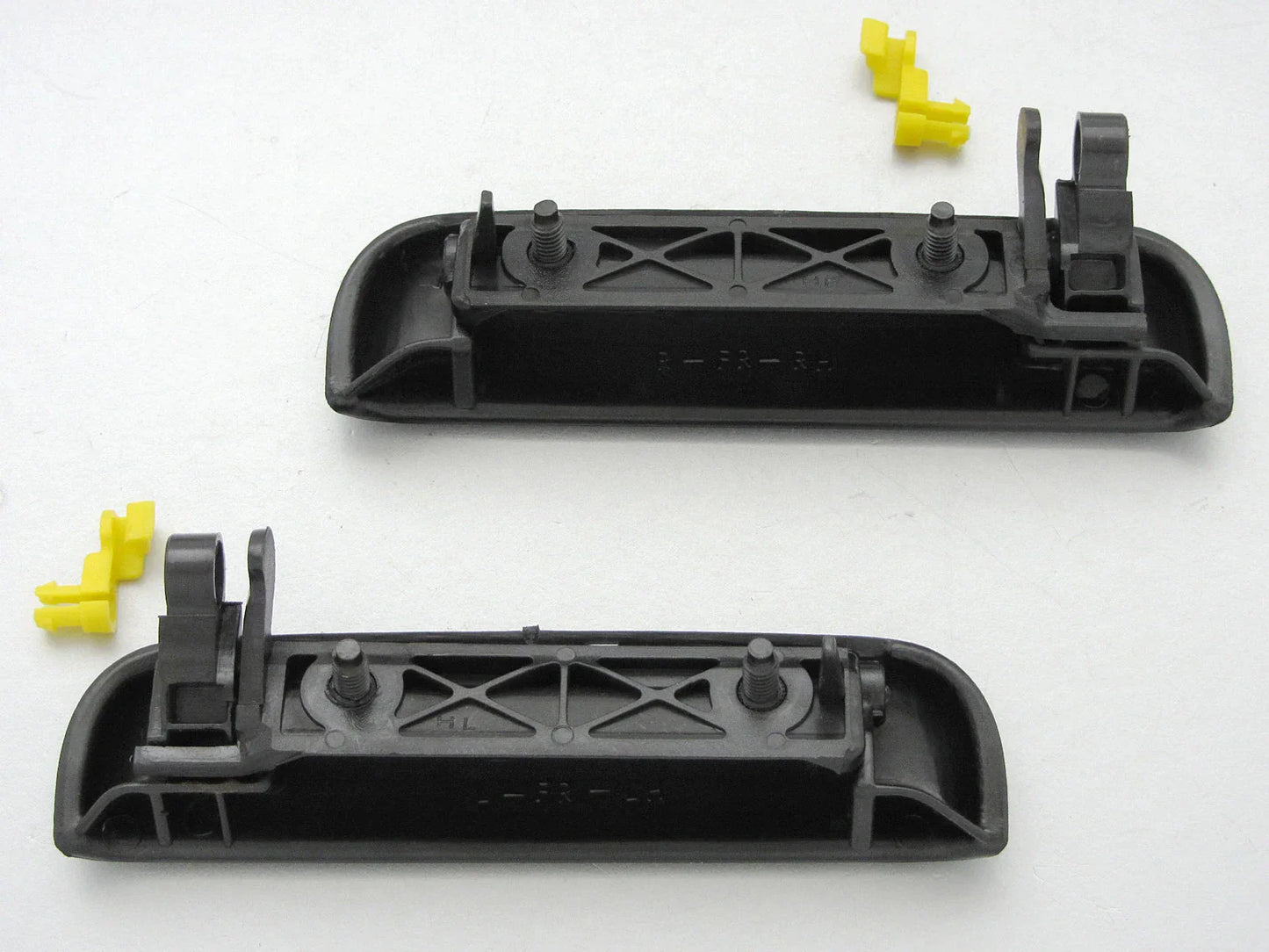 Black Front Outer Door Handles for 1995-2000 Toyota Tercel Soluna (2 x)