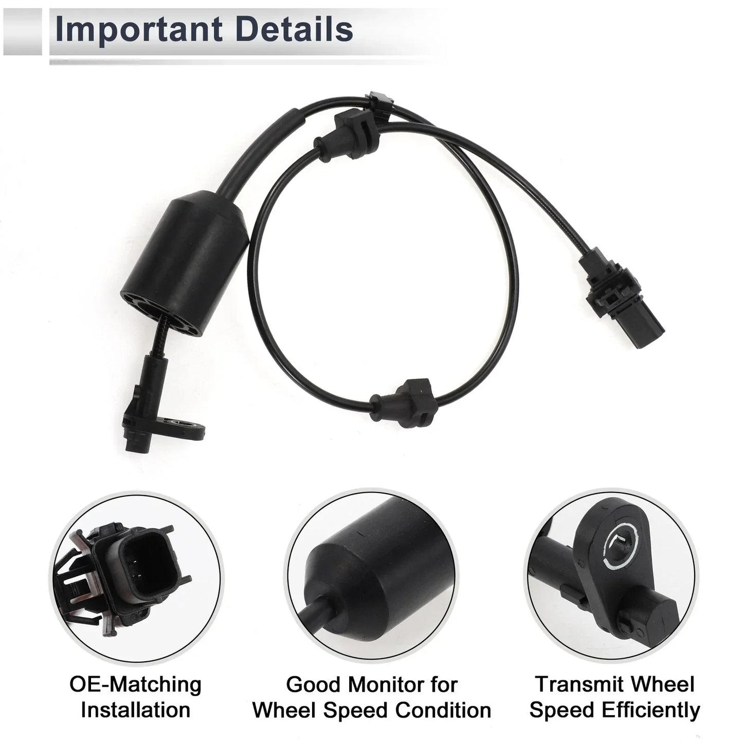 ABS Wheel Speed Sensor for Honda Fit City Rear Left (2006-2014)