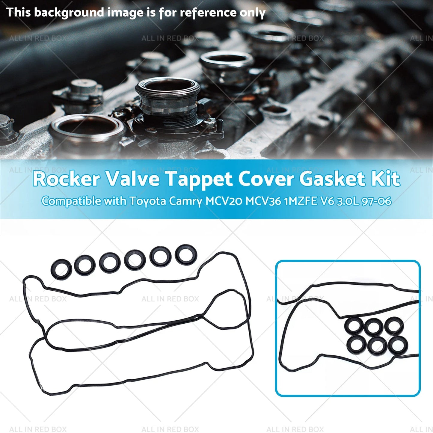 Rocker Valve Cover Gasket for Toyota Camry MCV20/36 V6 3.0L (1997-2006)