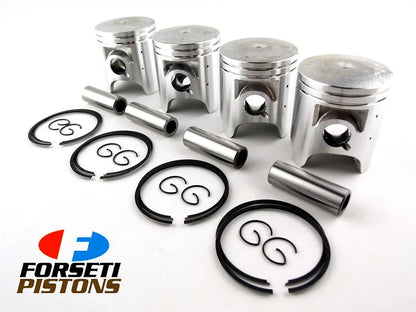 1mm O/S FORSETI Top End Kit 57.4mm Piston Set Gasket Kit for YAMAHA RZ500 (84-86)