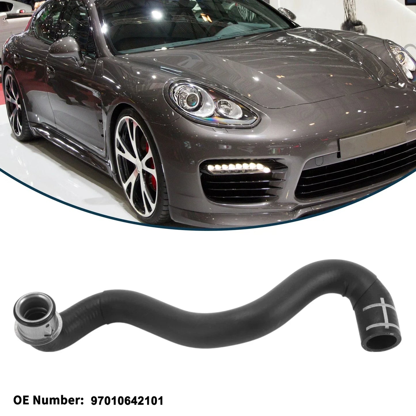 Radiator Hose for Porsche Panamera 2010-2016 Cooling Liquid Tube