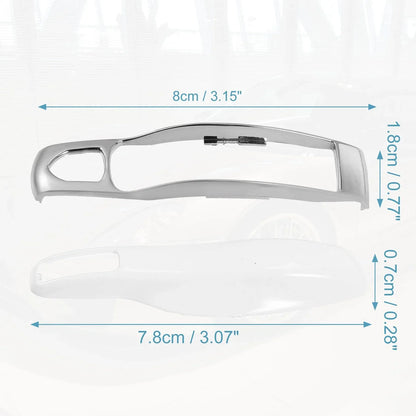 Vehicle Remote Key Cover for Porsche Macan 2014-Up - 1 x Key Shell Case White