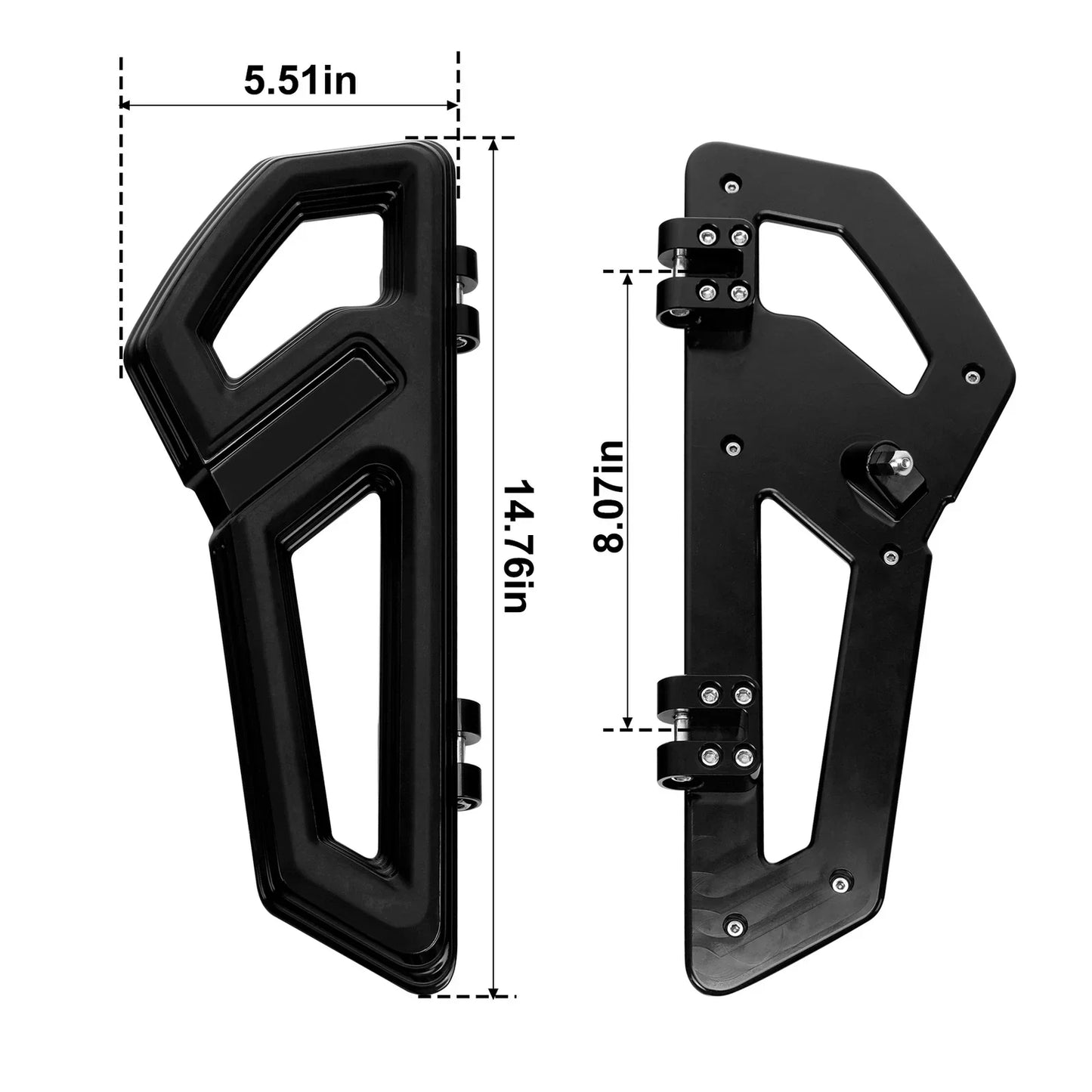 Driver & Passenger Floorboards Shift Pegs for Harley Touring (2000-2024)