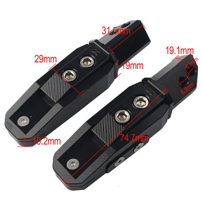 Titanium Rear Passenger Foot Pegs for Honda CBR600RR CBR600 F4/F4I (2003-2012)