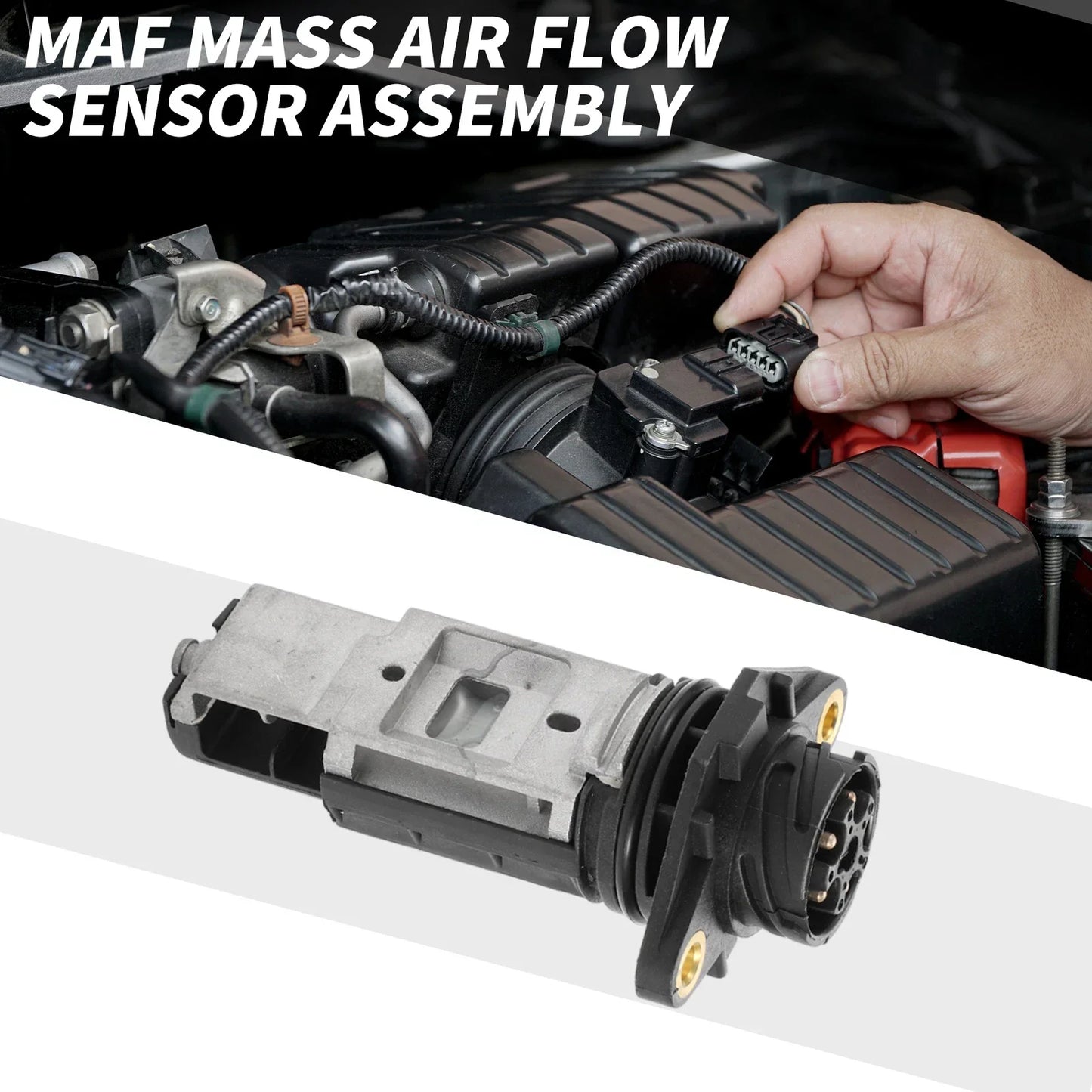 MAF Mass Air Flow Sensor for Mercedes-Benz W202 C140 W140 R129 (1993-2002)