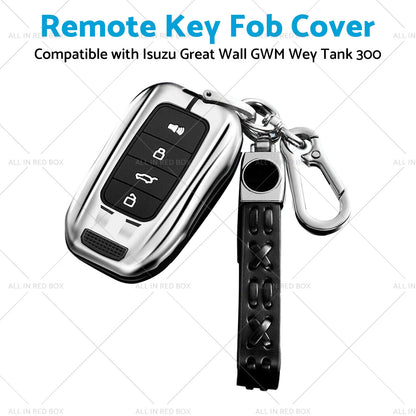 Alloy Key Fob Cover for Great Wall GWM Wey Tank 300 (2022-2023)
