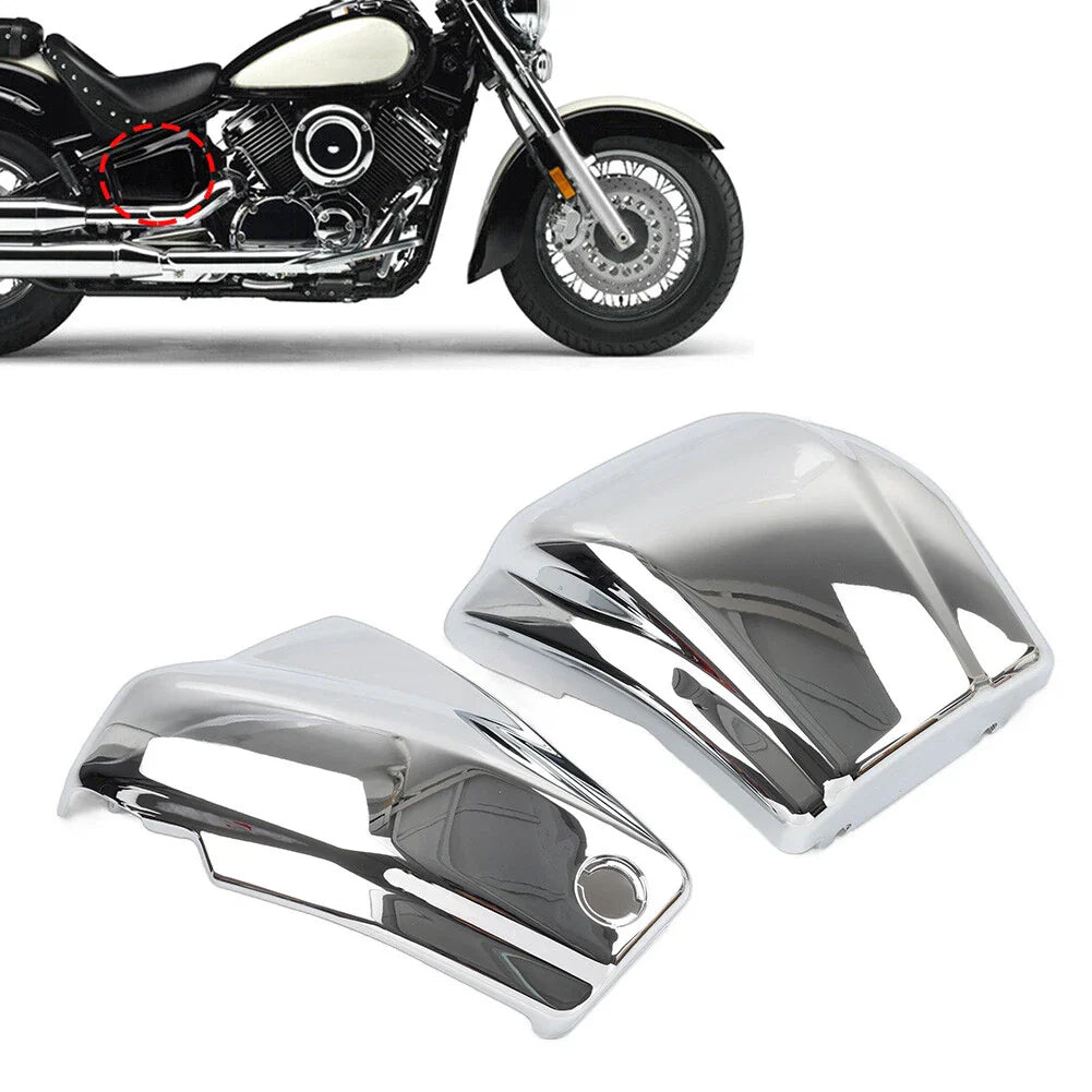 Chrome Battery Side Cover for Yamaha Dragstar Vstar XVS1100 (1999-2011)