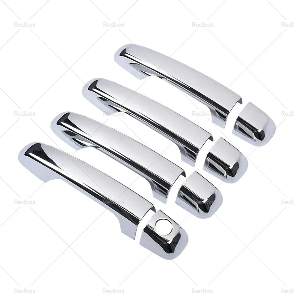 Chrome Door Handle Cover Trim for Toyota Land Cruiser Prado (2009-2023)