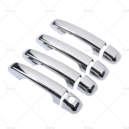 Chrome Door Handle Cover Trim for Toyota Land Cruiser Prado (2009-2023)