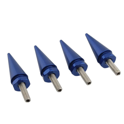 4 x 5mm Blue Spike Windscreen Screw Bolts for Harley Touring Road Glide (1998-2025)