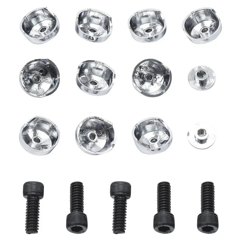 Chrome Topper Bolt Cap Cover for Harley Softail Rocker Fatboy (2007-2013)