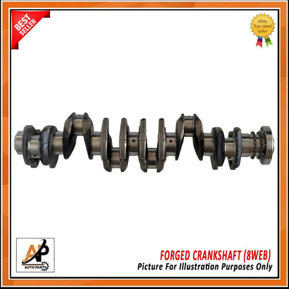 Forged Crankshaft 8 Web Replacement for BMW N57D30 3.0 Diesel (2013–2018)