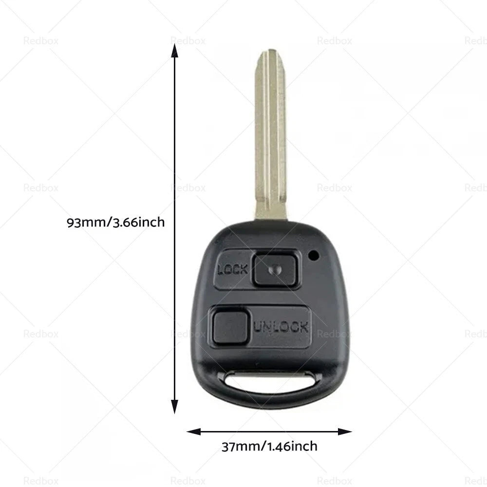 Remote Car Key Fob for Toyota Corolla, RAV4, Tarago, Avensis, Verso