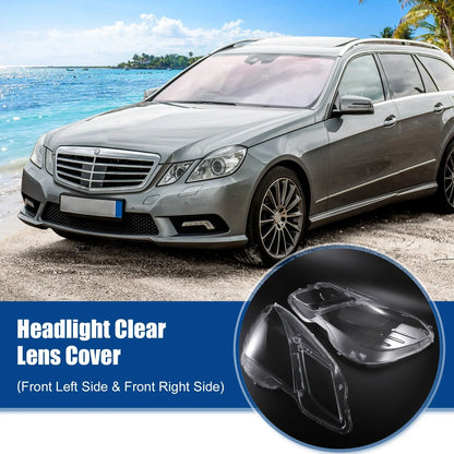 Car Headlight Clear Lens Cover for Mercedes Benz E Class (2010-2016)
