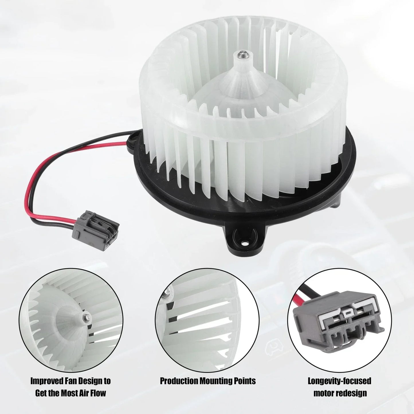 AC Heater Blower Motor for Dodge Dart L4 1.4L 2.0L 2.4L (2013-2016)
