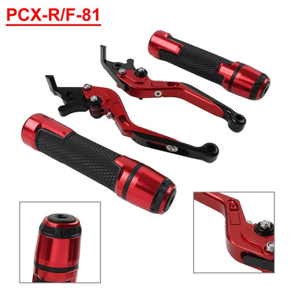 Folding Extendable Brake Clutch Lever Grip Set for Honda Forza 300 (2018-2023)