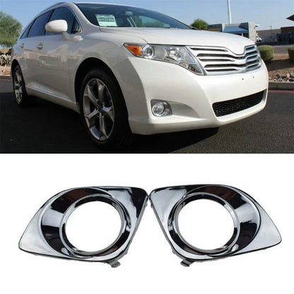 Front Bumper Fog Light Trim Chrome for Toyota Venza 2009-2012