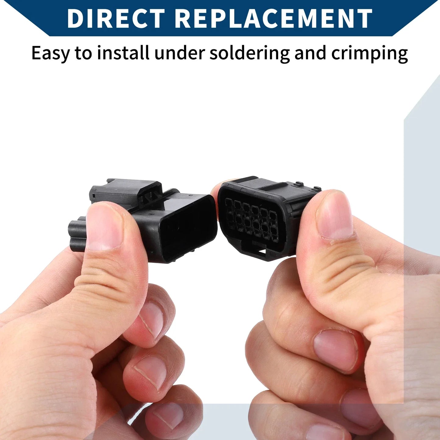 12 Pin Front Headlight Connector Plug for Honda