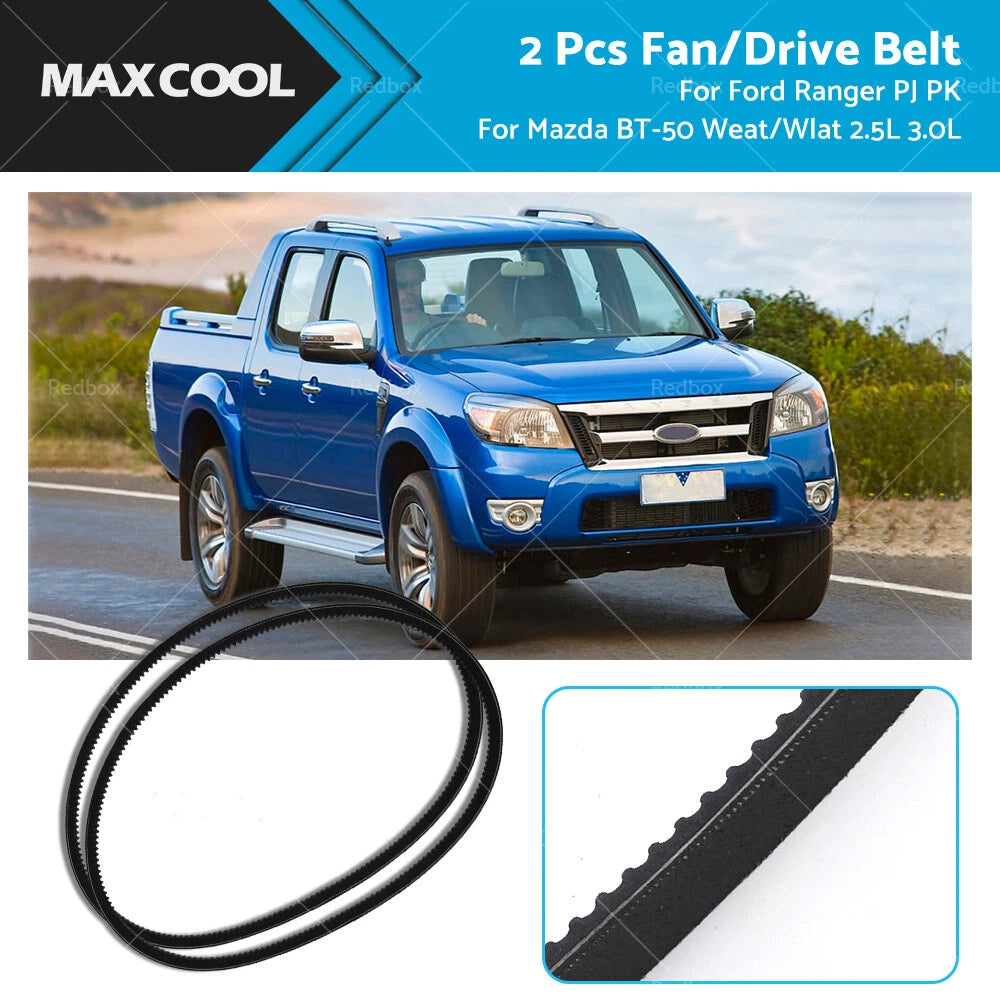 Drive Belts for Ford Ranger PJ PK Mazda BT-50 (2006-2011)