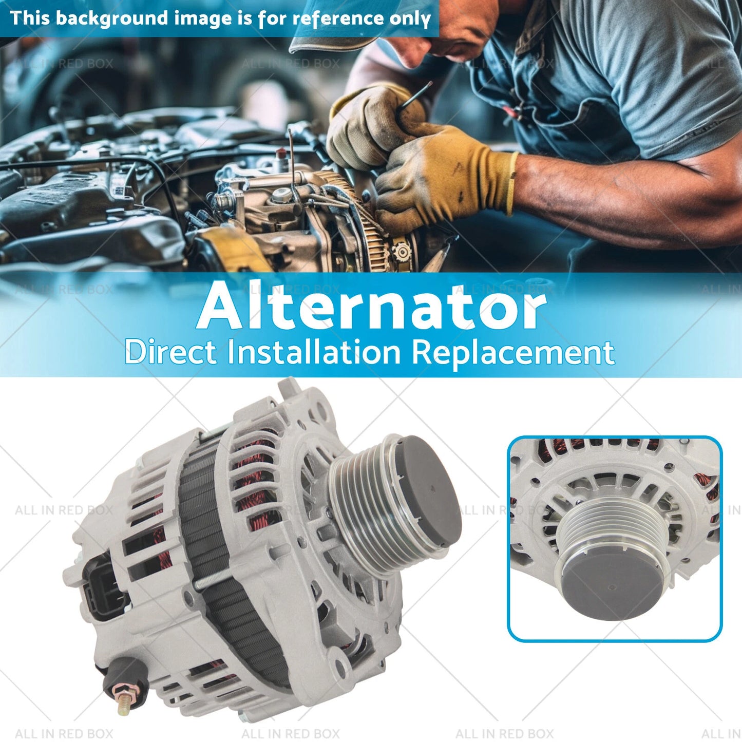 Alternator for Nissan Terrano R50, Patrol GU Y61, Navara D22 3.0 (00-14)