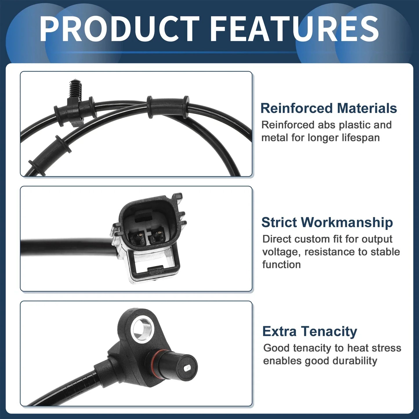 ABS Wheel Speed Sensor for Dodge Ram 3500 (2010-2018)
