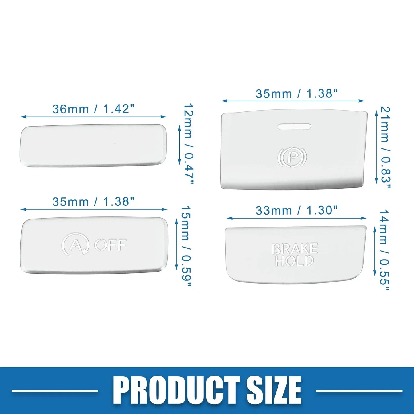 Electronic Handbrake Button Cover Trim for Honda Civic (2021-2023)