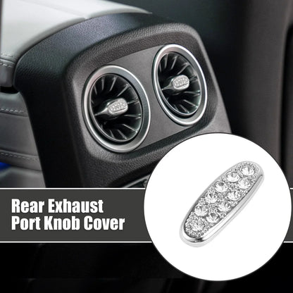 2 x Car Bling Rear Exhaust Port Knob Covers for Mercedes-Benz CLA (2019-2023)