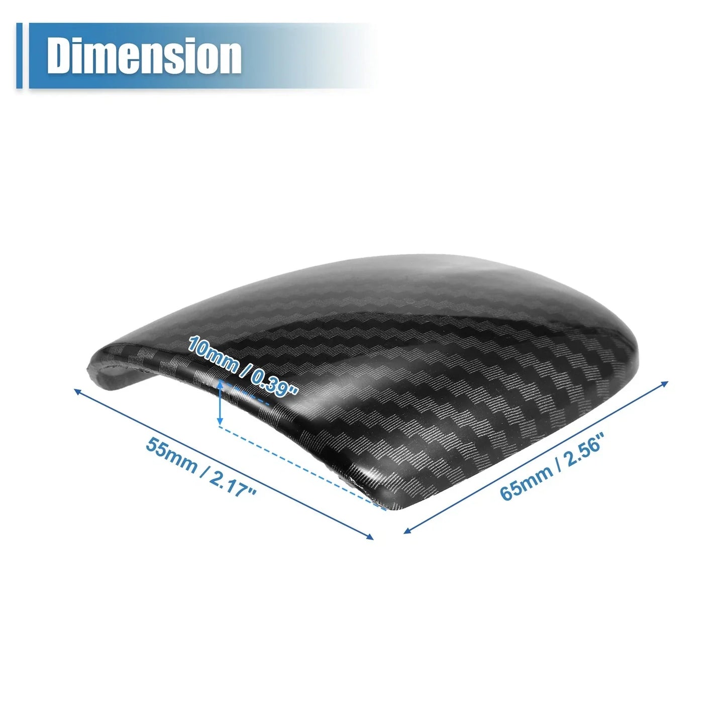 Carbon Fiber Gear Shift Knob Cover for Dodge Challenger Charger (2015-2023)