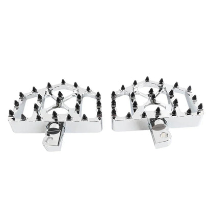 Wide Foot Pegs MX Style Floorboard for Harley Touring Softail Dyna