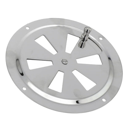 5 x Stainless Steel Marine Air Vent Butterfly Boat Round Louvered Vent for Boat
