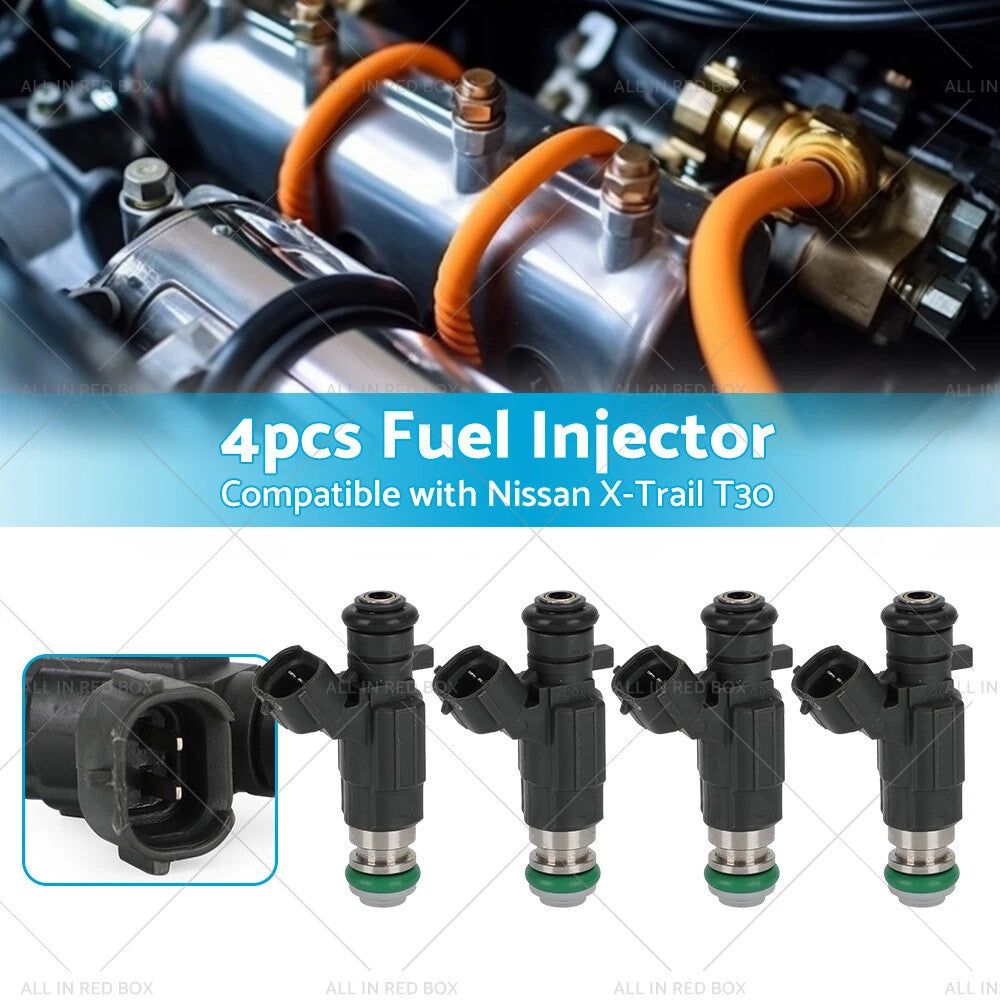4 x Fuel Injectors for Nissan X-Trail T30 QR25 2.5L 2001-2005