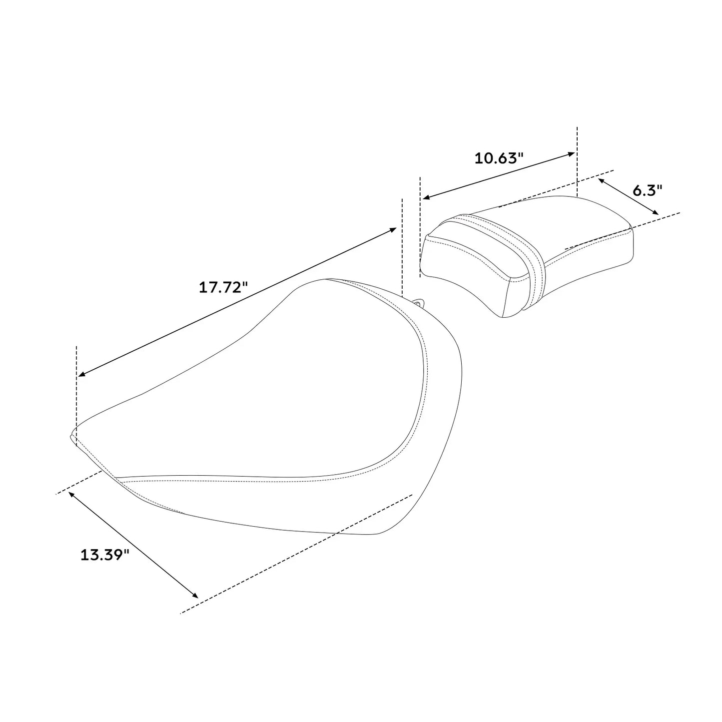 Seat Driver & Passenger for Harley Softail FXBB FXST (2018-2024)