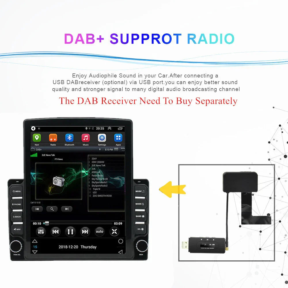 9.7'' Car Stereo Radio GPS Navi WIFI for Hyundai Veloster (2011-2017)