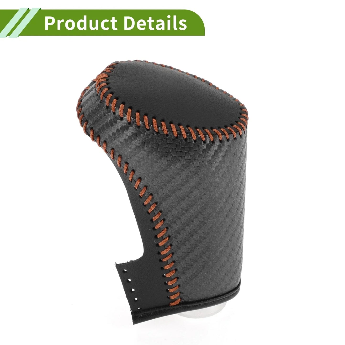 Gear Shift Knob Cover for Chevrolet Malibu Black Carbon Fiber (2016-2023)