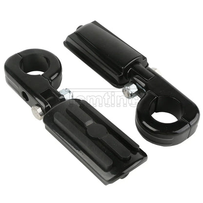 1 1/4" Engine Guards Foot Pegs for Harley