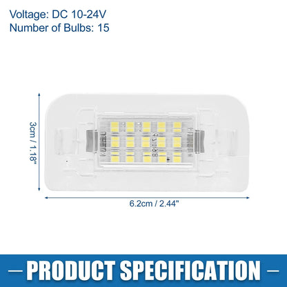 2 x LED License Plate Lights for MERCEDES-BENZ B-Class W246 (2011-2019)